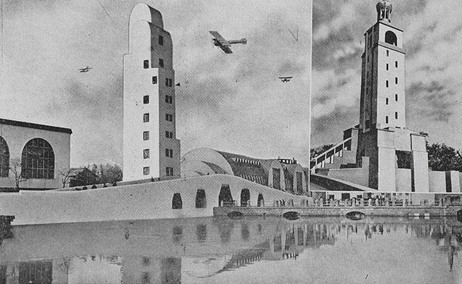 平和記念東京博覧会《池の塔》